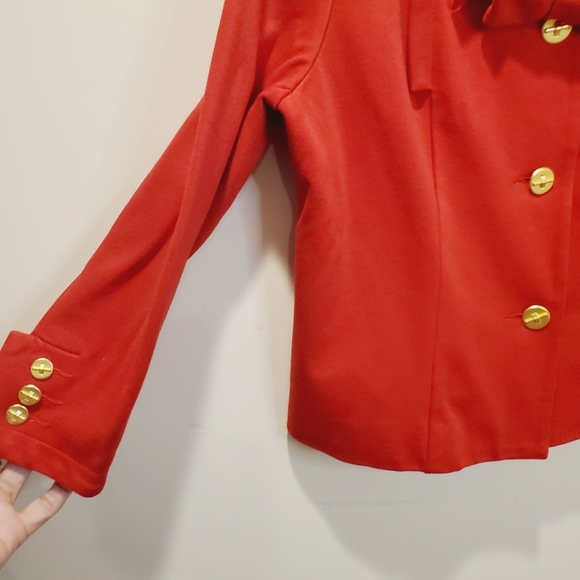 Cabi Vintage women's red short blazer size 6 - Picture 5 of 13